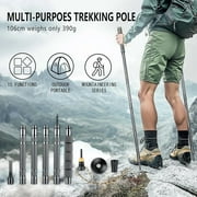 YYBD trekking pole, multifunctional outdoor survival equipment, aluminum alloy, detachable, lightweight tool
