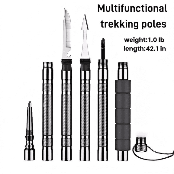 Hiking Supplies, Detachable Walking Stick, lightweight, Outdoor Essentials