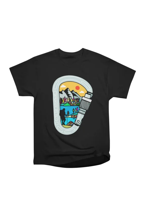 Hiking to the mountains T-Shirt Tee Gift For Him Merch For Her Apparel For Friend
