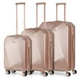 Hikolayae Anza View Collection Hardside Spinner Luggage Sets in Rose