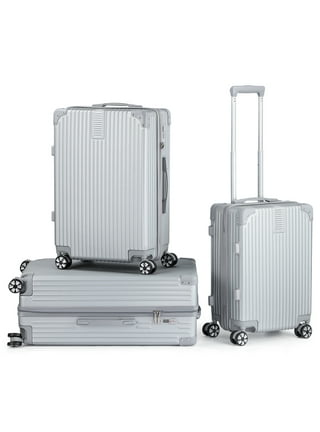 IFLY Rolling Luggage Hardside Spectre Versus Clear Luggage 24