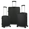 thumbnail image 1 of Hikolayae Geometric Hardside Spinner Luggage Sets in Raven Black, 3 Piece - TSA Lock, 1 of 3