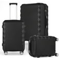 thumbnail image 1 of Hikolayae Rachel Collection Hardside Spinner Luggage Sets in Black, 3 Piece - TSA Lock, 1 of 9