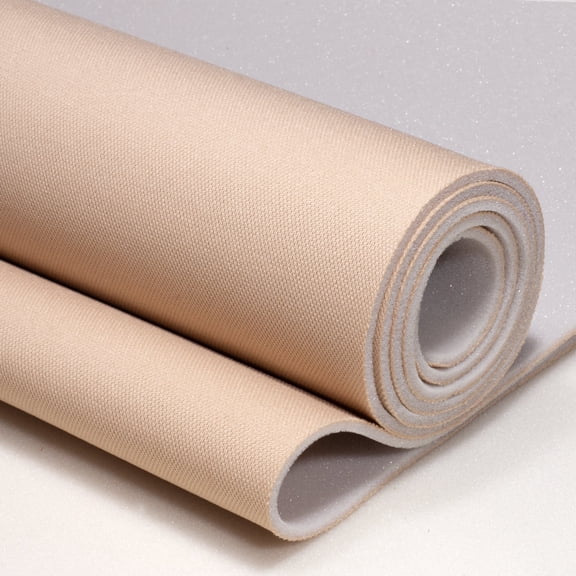 Hiksuky Auto Headliner Fabric 120" L 60" W with Foam Backing - Mesh Type with - Tube Packaging - Brown Interior Replacement Material for Car/Truck/SUV/RV Roof - Home Repair/DIY Headliner Material