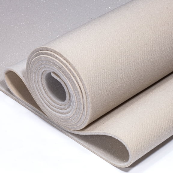 Hiksuky Auto Headliner Fabric 36 L  60 W Ultra-Fine Velvet with Foam Backing - Tube Packaging - Beige Interior Replacement Material for Car/Truck/SUV/RV Roof - Home Repair/DIY Headliner Material