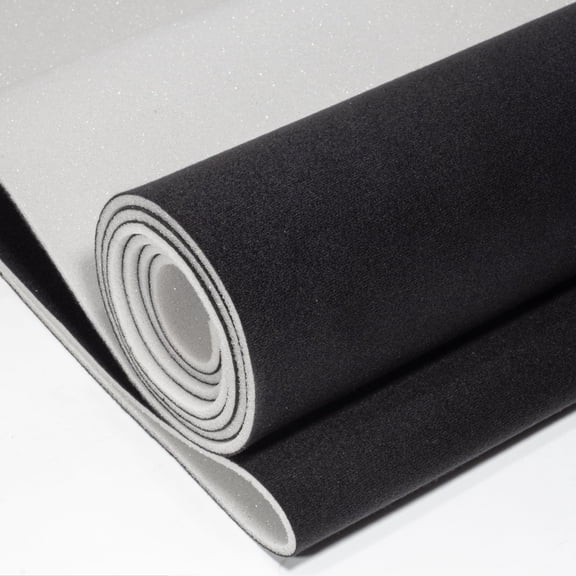 Hiksuky Auto Headliner Fabric 54 L  60 W Ultra-Fine Velvet with Foam Backing - Tube Packaging - Black Interior Replacement Material for Car/Truck/SUV/RV Roof - Home Repair/DIY Headliner Material