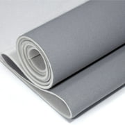 Hiksuky Auto Headliner Fabric 96  L   60  W Ultra-Fine Velvet with Foam Backing - Tube Packaging - Gray Interior Replacement Material for Car/Truck/SUV/RV Roof - Home Repair/DIY Headliner Material