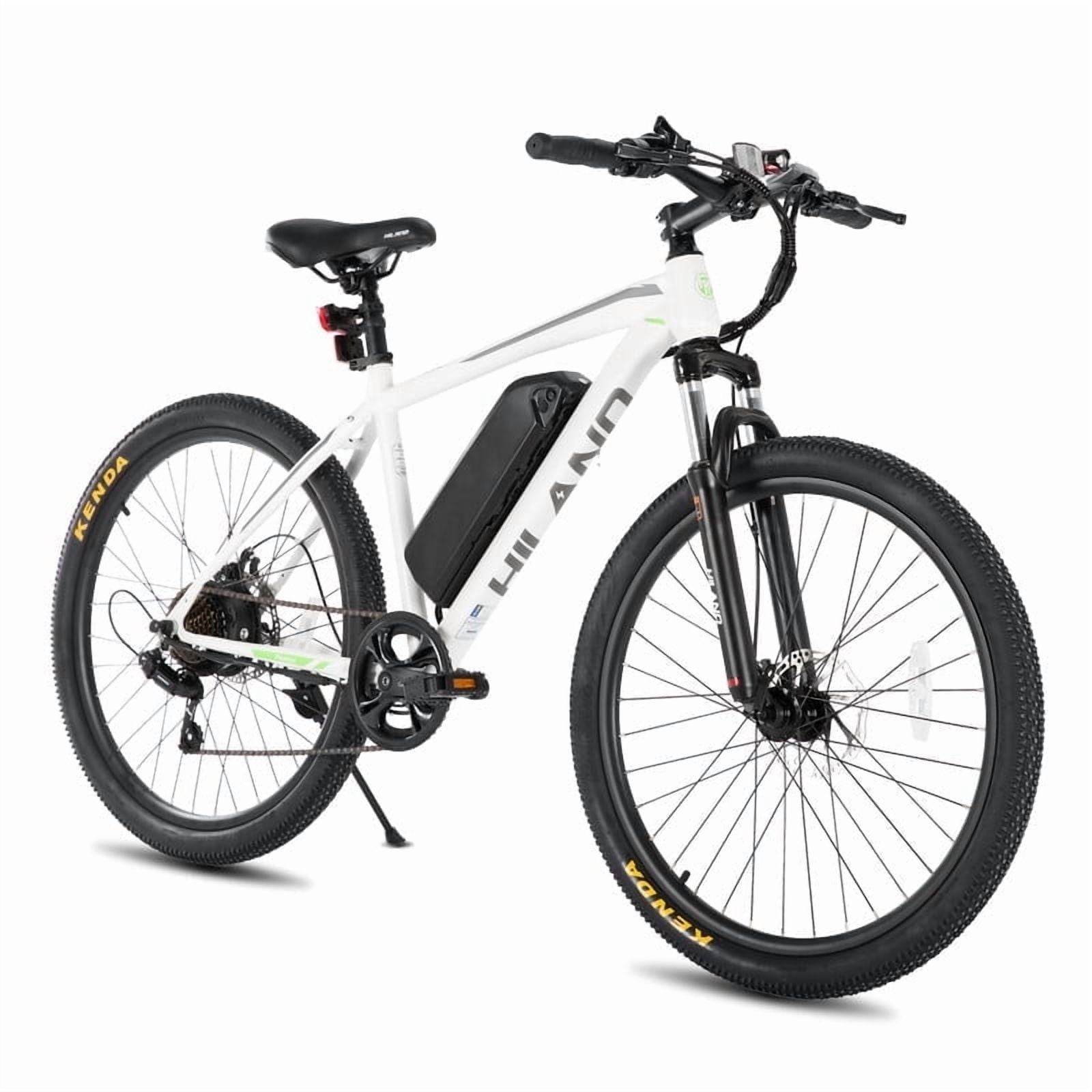 Hiland Rockshark 26in Electric Mountain Bike, 350W E-Bike, 21