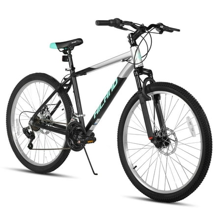 Hiland 26 Inch Mountain Bike, 18 Speed MTB with Dual Disc Brake, Mountain Bike for Men , Aluminium Frame Bicycle