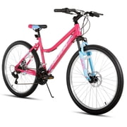 Hiland 26 Inch Mountain Bike, 18 Speed MTB with Dual Disc Brake, Mountain Bike for Men Women, High Carbon Steel Frame Bicycle