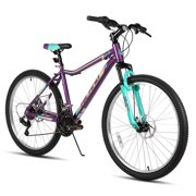 Hiland 26 Inch Mountain Bike, 18 Speed MTB with Dual Disc Brake, Mountain Bike for Women , Aluminium Frame Bicycle