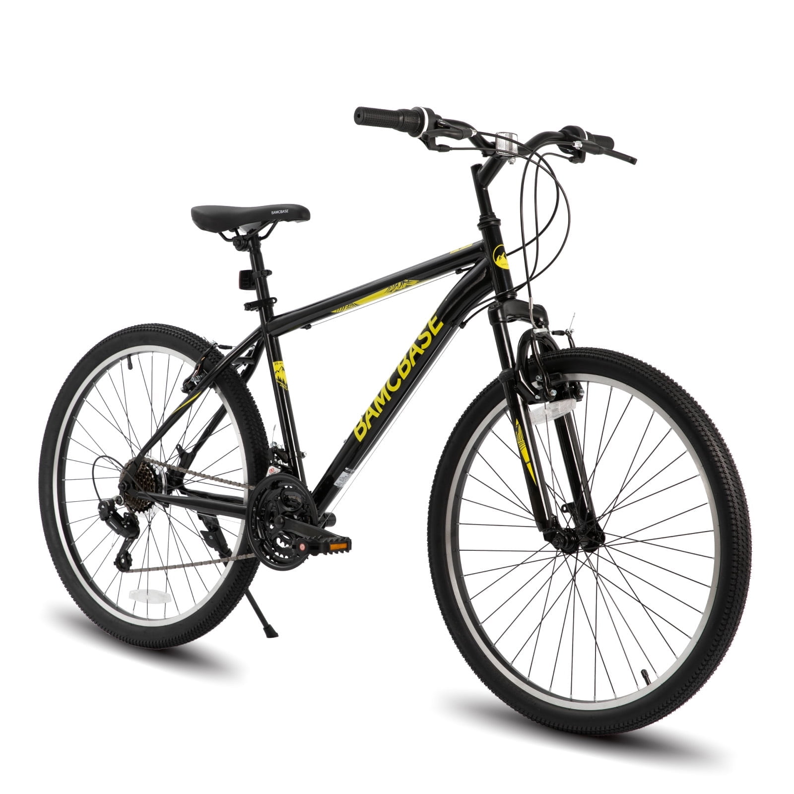 Hiland 26 Inch High-Tensile Steel MTB, 21 Speeds, Adults' V Brake