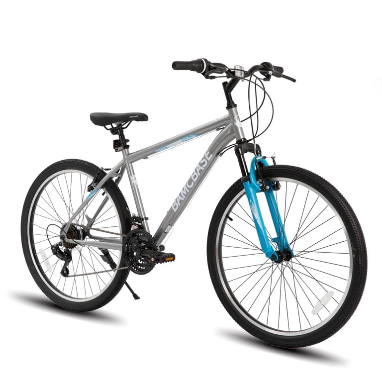 HiLAND 電動アシスト自転車 グレー 26インチ Hiland 26 inch Mountain Bike, Mens Womens MTB with 21 Speeds