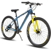Hiland 29 Inch Mountain Bike for Men, Hardtail Trail MTB Bicycle, Blue