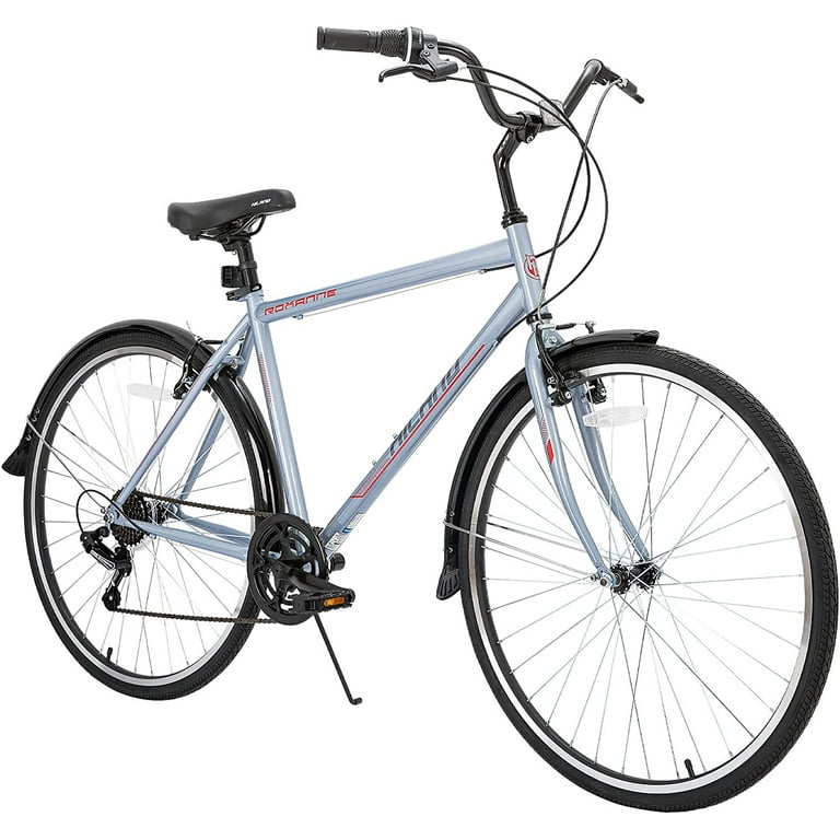 Hiland 700C Hybrid Bike, Step-Over/Step-Through Frame Commuter