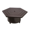 thumbnail image 1 of AZ Patio Heaters F-HEX-FPT Hammered Bronze Hexagon Fire Pit, 1 of 2