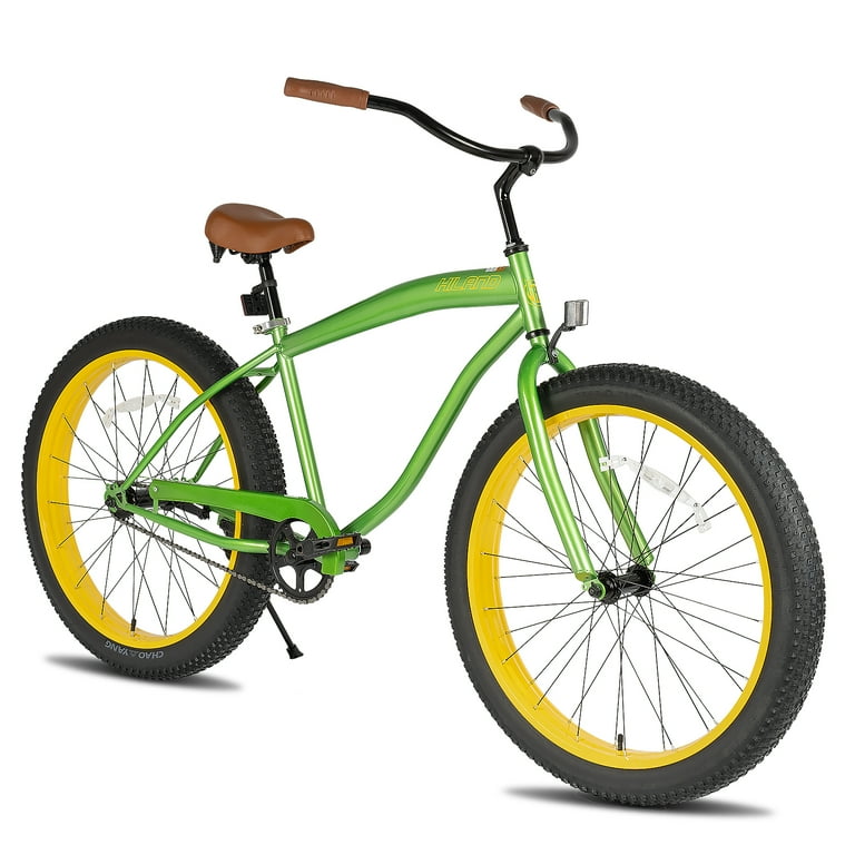 Hiland Adult Fat Tire Terrain Beach Cruiser Bike Walmart