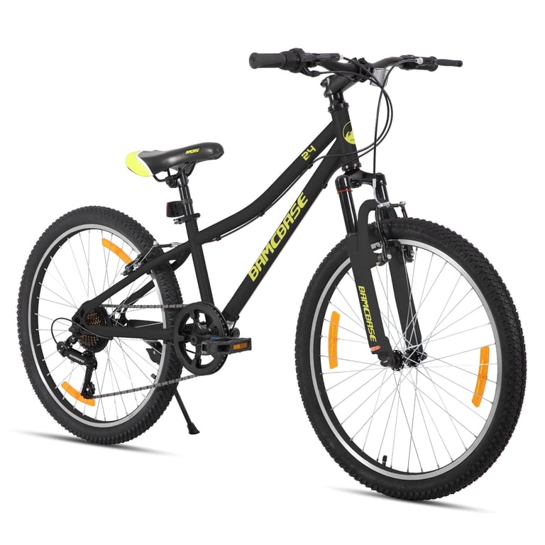 Hiland Bamcbase 24 Inch Mountain Bike, Front Suspension Fork 