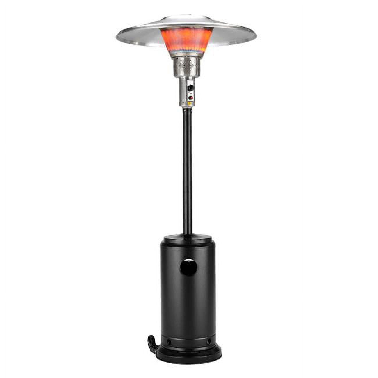 Hiland Commerical Freestanding Black Propane Patio Heater