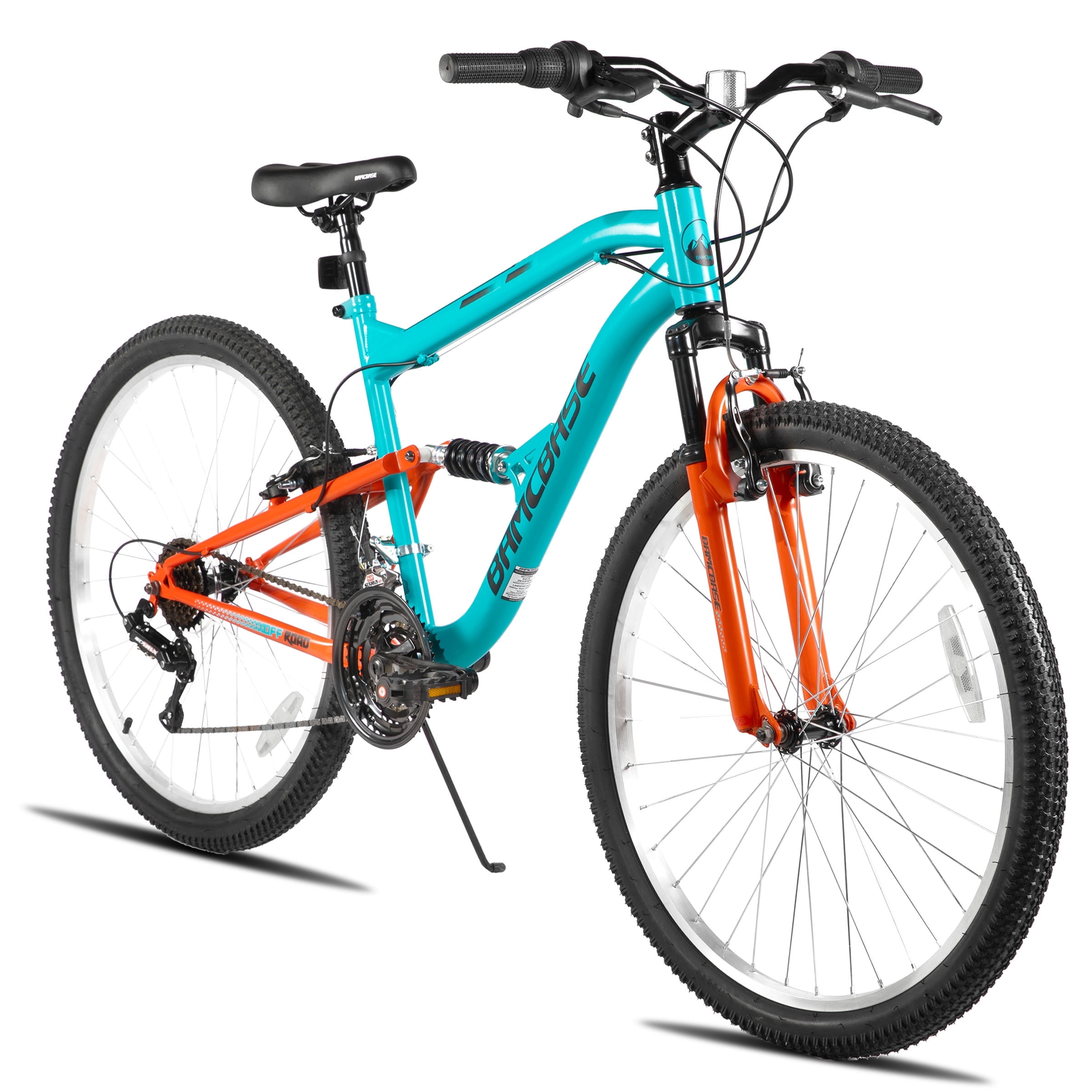 Hiland Full Suspension Mens Mountain Bike, 18-Speed, 26 Inch Wheel