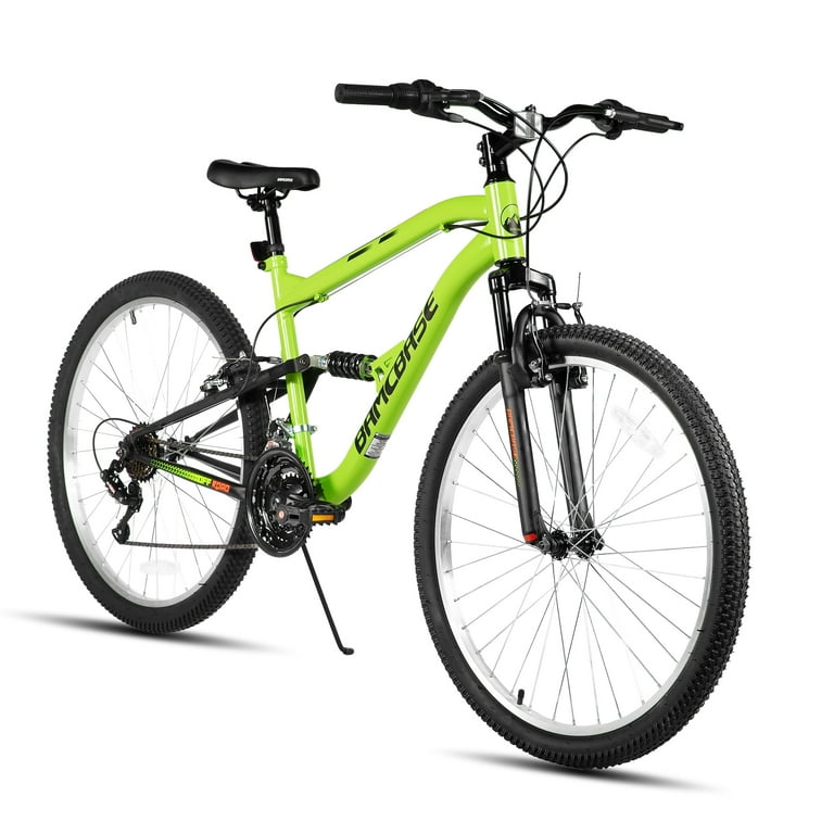 Hiland Full Suspension Mens Mountain Bike, 18-Speed, 26 Inch Wheel