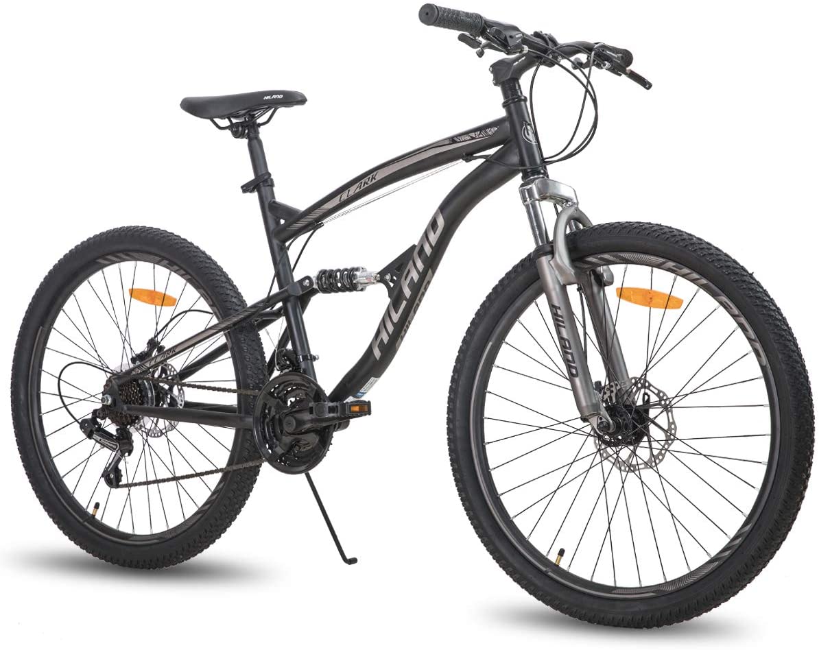 Roadmaster Granite Peak Men's Mountain Bike, 26" wheels, Black/Blue