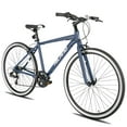 thumbnail image 1 of Hiland Hybrid Bike, Shimano Drivetrain 7 Speeds, 700C Wheels for Men Women Ladies Commuter Bike City Bike, 1 of 7