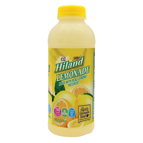 Hiland, Lemonade, Pint, 16 Fl Oz