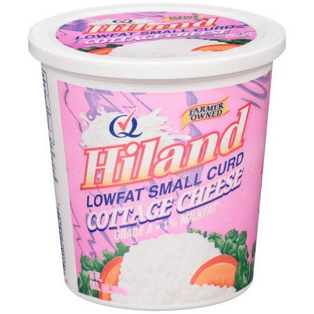 Hiland Low Fat Small Curd Cottage Cheese, 24 Oz.