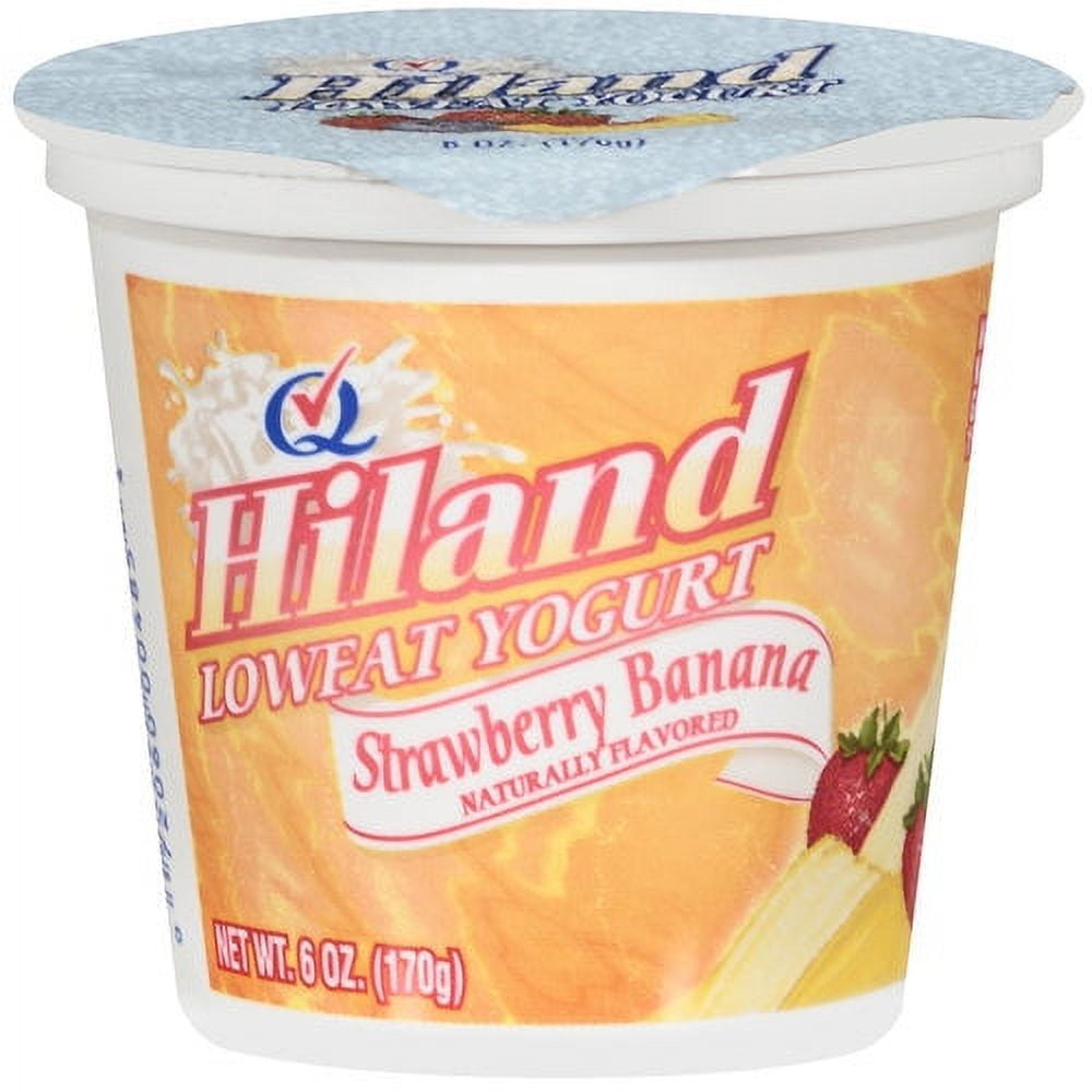 Hiland Lowfat Strawbanana Yogurt