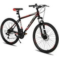 thumbnail image 1 of Hiland Mountain Bike, Multi-Spokes,Shimano 21 Speeds Drivetrain,Aluminum Frame 26 inch Wheels, Men's MTB Bicycle, Black, 1 of 6