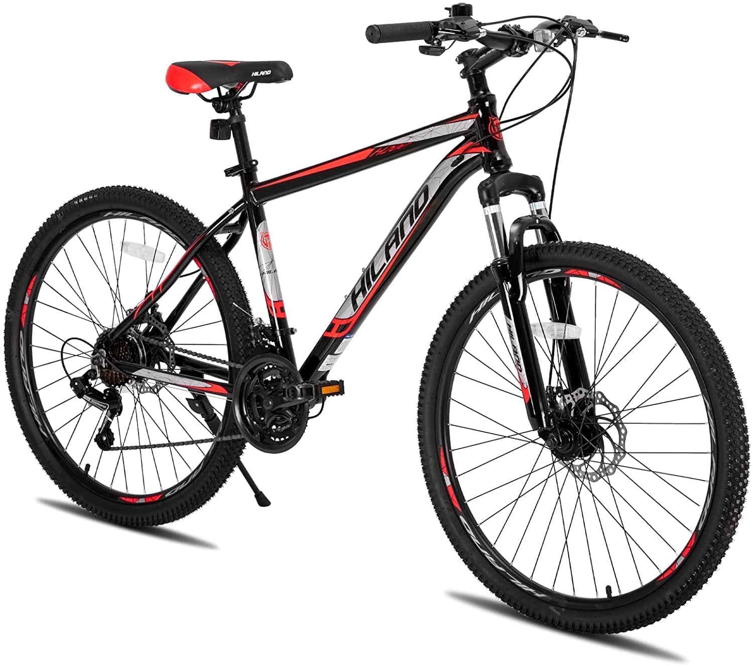 Hiland 26 inch Mountain Bike with Dual Disc Brakes, Shimano Hiland 26 inch Mountain Bike with Dual Disc Brakes, Shimano