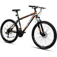 thumbnail image 1 of Hiland Mountain Bike, Multi-Spokes,Shimano 21 Speeds Drivetrain,Aluminum Frame 26 inch Wheels, Men's MTB Bicycle, Orange, 1 of 6