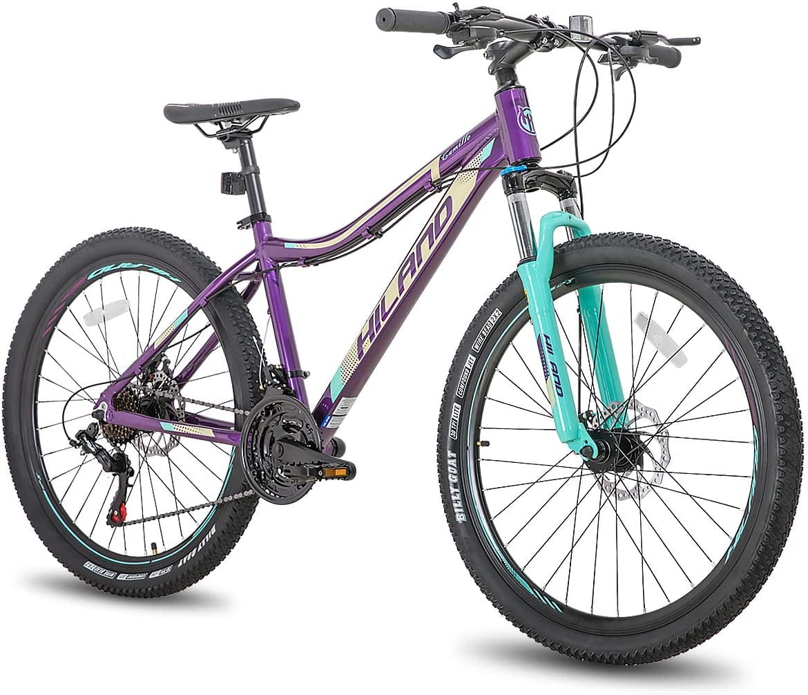 Hiland Mountain Bike for Woman, Shimano 24 Speed with Lock-Out