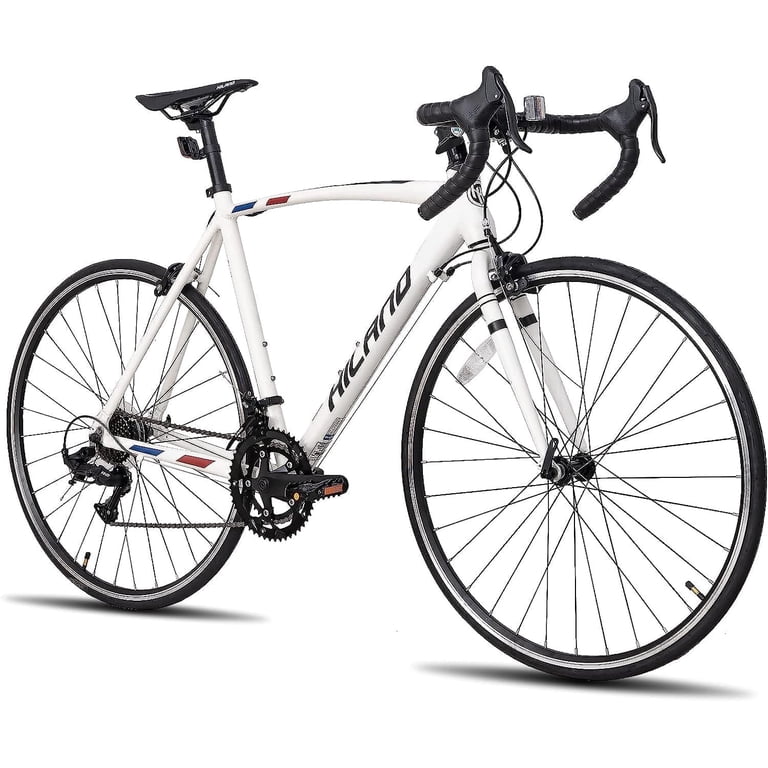 HILAND, Road Bike, Shimano 14 Speeds, White, Size M - Walmart.com