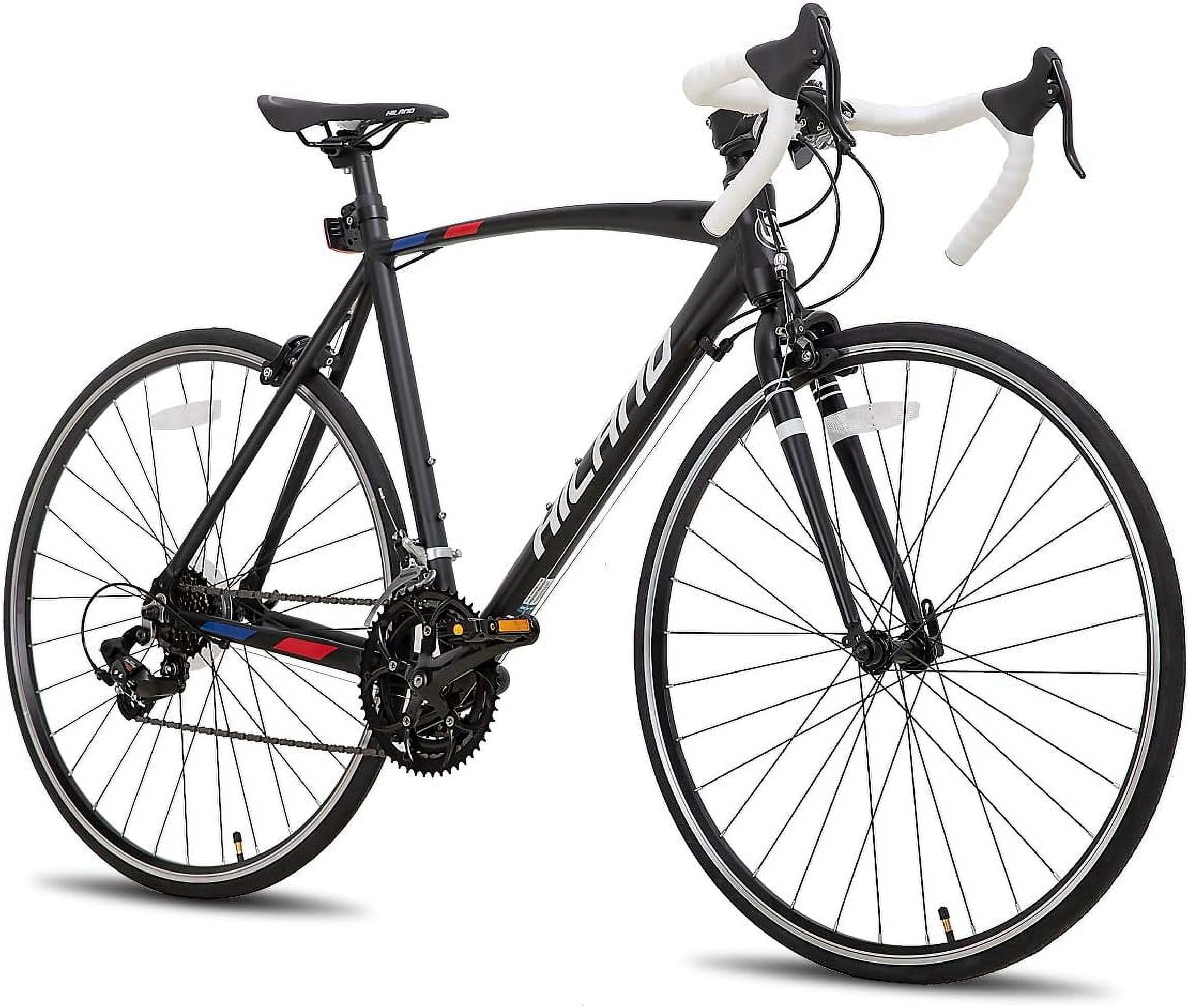 Hiland Road Bike Shimano 14 Speeds Light Weight Aluminum Frame 700C Racing Bike for Men Shop Black Friday Deals for 2024 Walmart