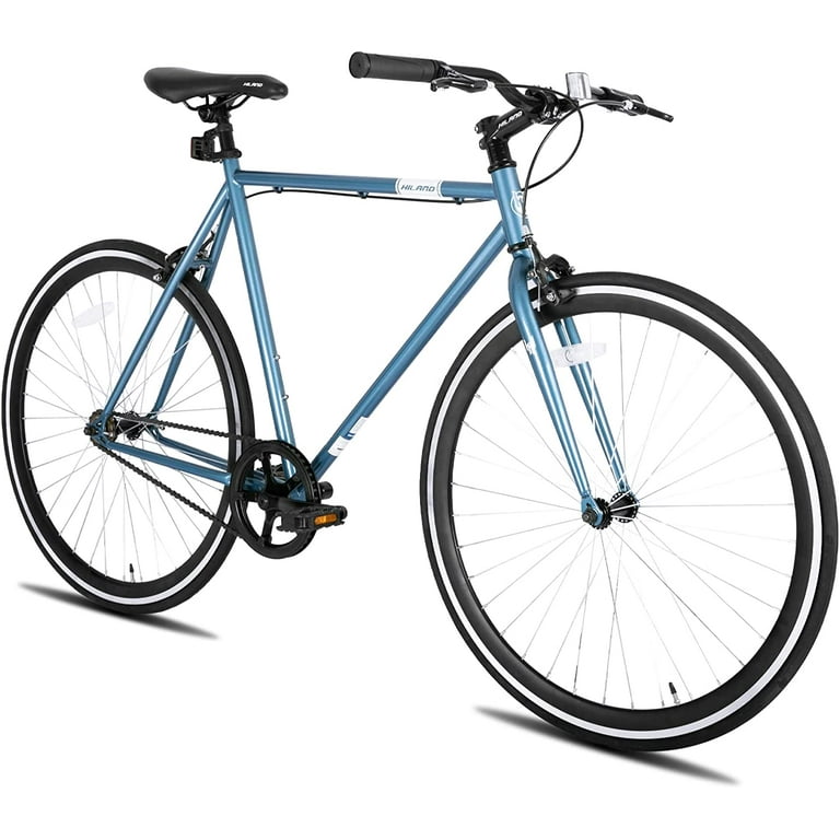 Hiland Single Speed Road Bicycle Fixed Gear 700C Wheel Bike for Adults Walmart