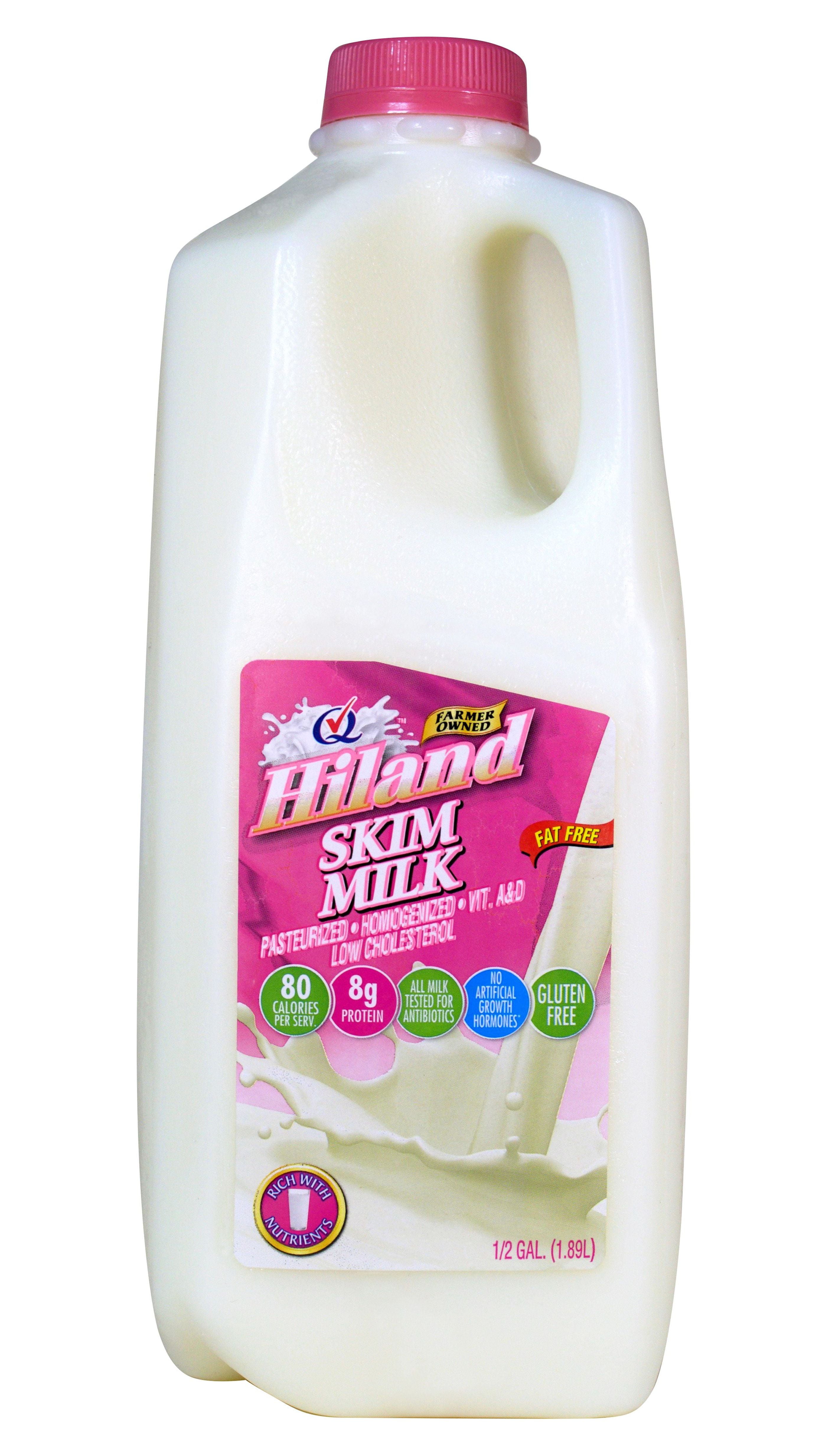 Hiland Skim Milk, Half Gallon
