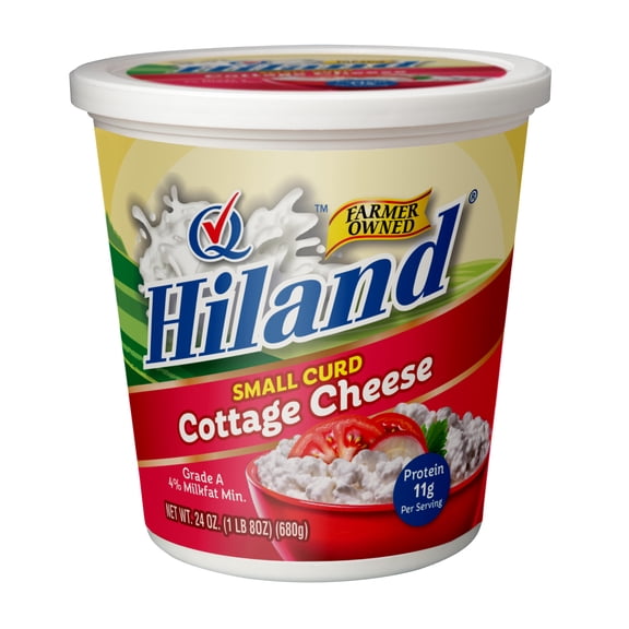 Hiland 4% Small Curd Cottage Cheese, 24 Oz