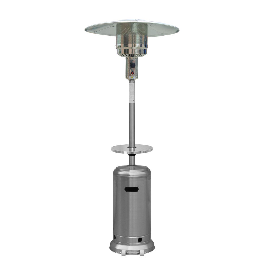Hiland Tall Stainless Steel Patio Heater with Table - Walmart.com