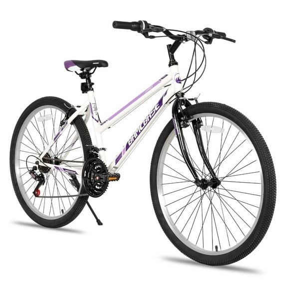 Hiland Women's 24" 26" Mountain Bike 21 Speed, White