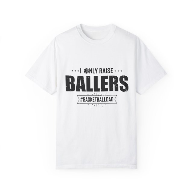 Hilarious Ballers Coaching Mentoring Educating B-ball Player Novelty Teaching Dribbling Skill Dunking Defending Unisex Garment-Dyed T-shirt