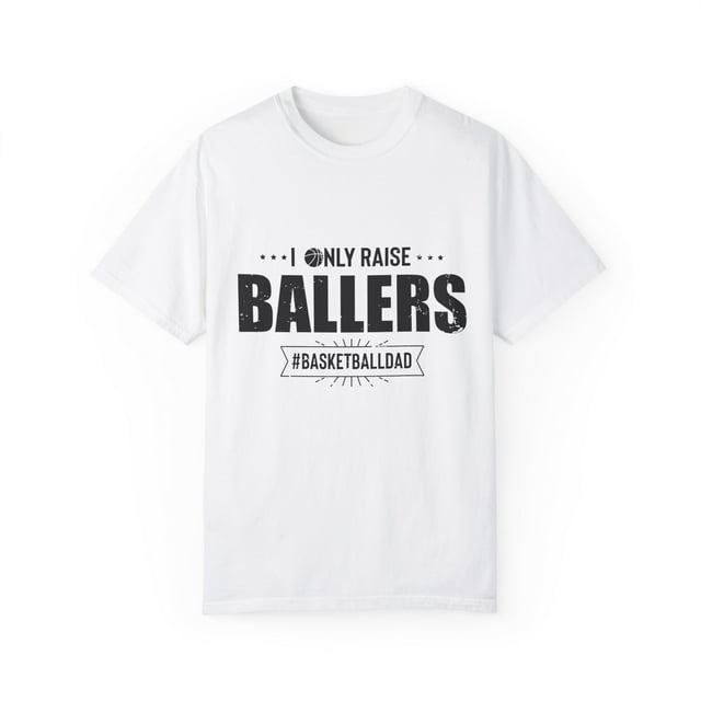 Hilarious Ballers Coaching Mentoring Educating B-ball Player Novelty Teaching Dribbling Skill Dunking Defending Unisex Garment-Dyed T-shirt