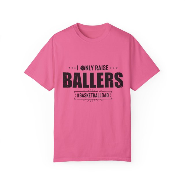 Hilarious Ballers Coaching Mentoring Educating B-ball Player Novelty Teaching Dribbling Skill Dunking Defending Unisex Garment-Dyed T-shirt