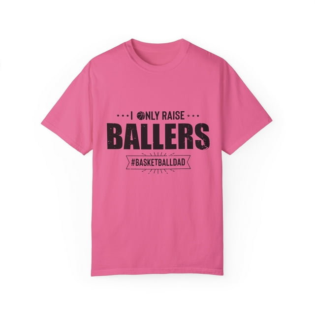 Hilarious Ballers Coaching Mentoring Educating B-ball Player Novelty Teaching Dribbling Skill Dunking Defending Unisex Garment-Dyed T-shirt