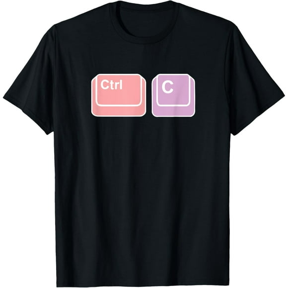 Hilarious Ctrl-C Computer Geek Gift T-Shirt