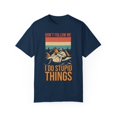 thumbnail image 1 of Hilarious Don't Follow Do Stupid's Thing Snowmobile Love Novelty Nostalgic Old-Fashion Vintages Enthusiast Unisex Garment-Dyed T-shirt, 1 of 4