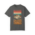 thumbnail image 1 of Hilarious Don't Follow Do Stupid's Thing Snowmobile Love Novelty Nostalgic Old-Fashion Vintages Enthusiast Unisex Garment-Dyed T-shirt, 1 of 4