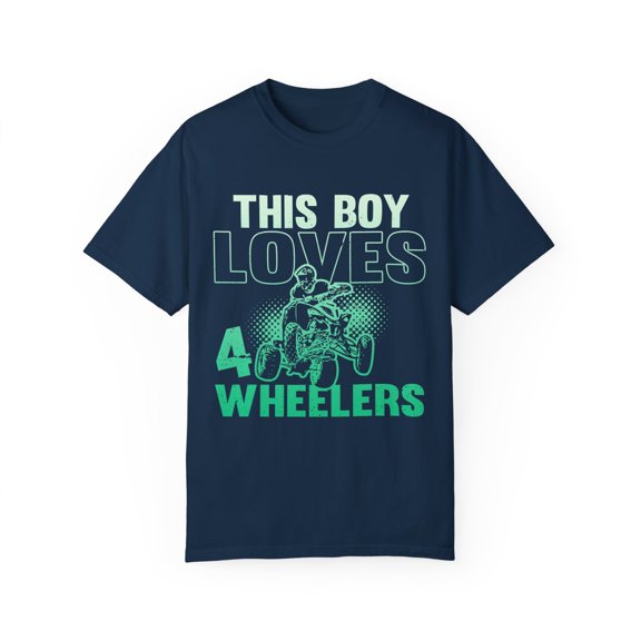 Hilarious Driving Trucks Quadricycle Riding Enthusiast Humorous Motorist Drifting Kart Racing Biker Lover Unisex Garment-Dyed T-shirt