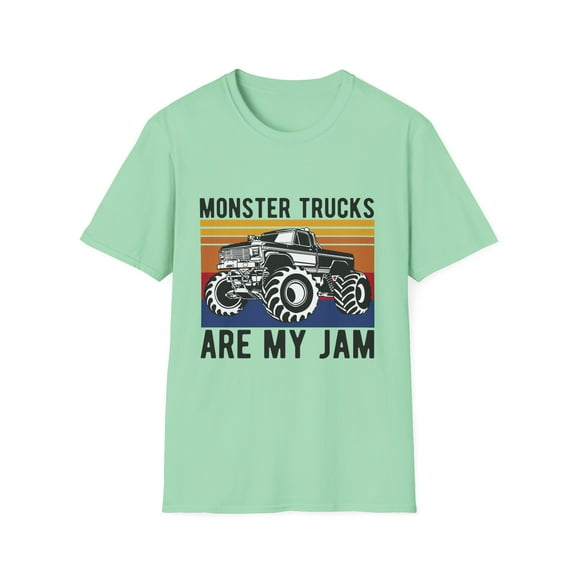 Hilarious Driving Trucks Quadricycle Riding Enthusiast Pun Hilarious Trucks Mechanic Repairmen Racers Lover Unisex Softstyle T-Shirt